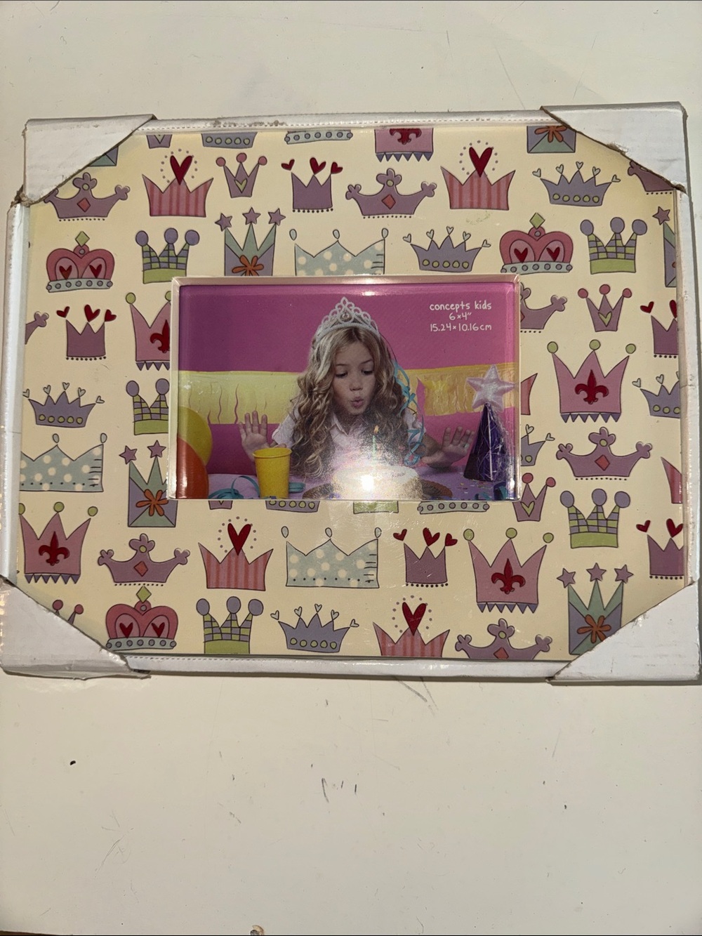 NEW Concepts Princess Crowns Girl’s Picture Frame  10” x 8.25”
